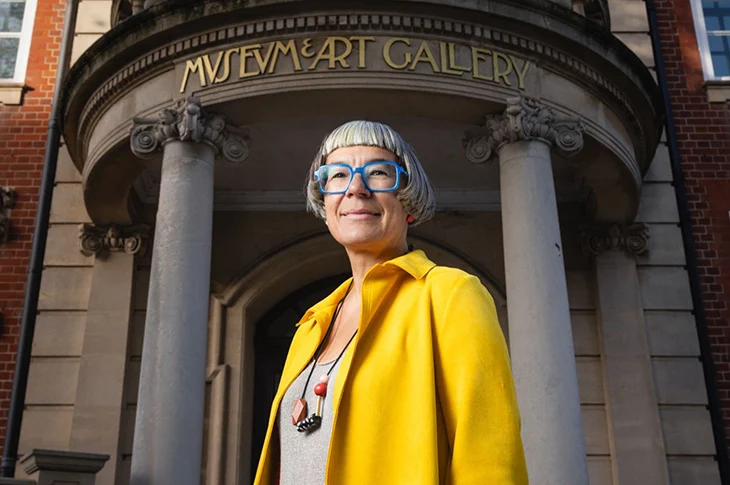 Louise Blackwell, the incoming chief executive of Worthing Theatres and Museum, outside Worthing Museum and Art Gallery on Chapel Road.